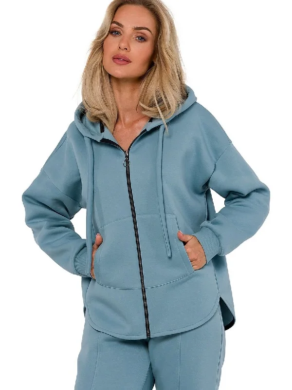 Sweatshirt Moe Hoodie with Cuffed Sleeves Snug Secure